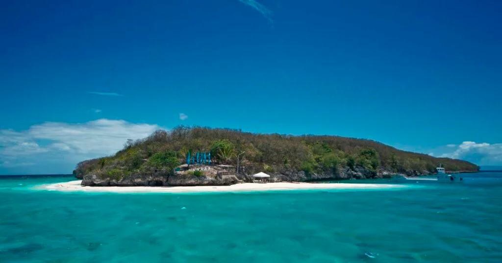 Luxurious beachfront villa at Bluewater Sumilon Island Resort with panoramic ocean views.